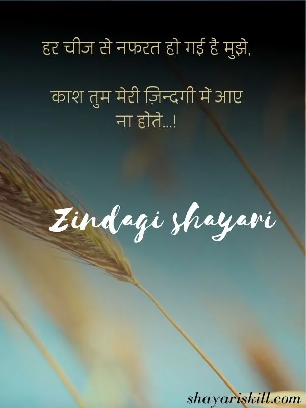 zindagi shayari in hindi